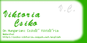 viktoria csiko business card